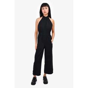 A Piece Apart Black Backless Jumpsuit Size 0
